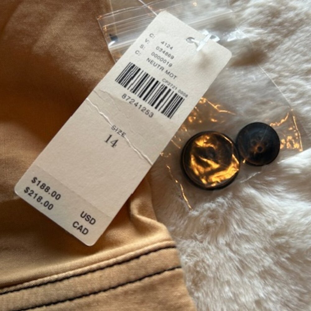 NWT Maeve Button-Front Jumpsuit - Size 14 - Picture 6 of 6